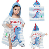 Badponcho, kinderponcho, badhanddoek, baby capuchon, strandhanddoek, cartoon absorberend, kind strandhanddoek, kinderbadhanddoek met capuchon voor strand, zwemmen, douche