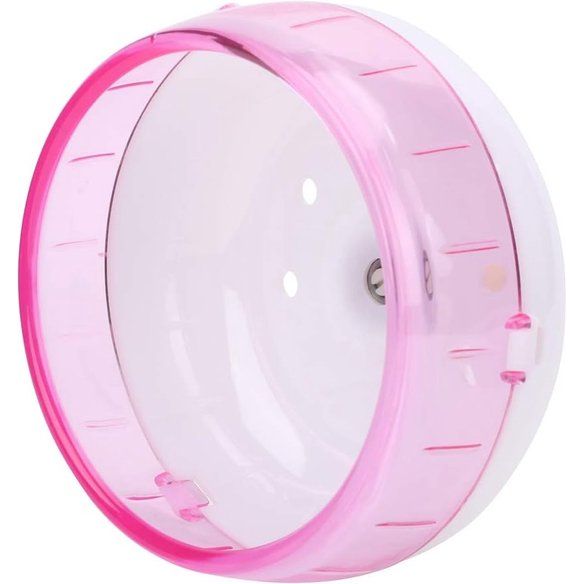Hamster wiel hamster wiel Ø 11.5 Silent Plastic Wiel voor Hamster Gerbil en Rat (Roze)