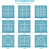 Ladeverdelers, lade-verdelers, ladeverdelers, verstelbare lade-organizer, witte scheidingswanden, lade-inzet voor ondergoed, sokken, cosmetica, slaapkamer, kantoor, doe-het-zelf, 37 cm, 16 stuks