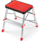 Ladder 2 treden Opvouwbare opstapladder Lichtgewicht aluminium huishoudkeuken Draagbaar multifunctioneel