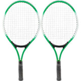 Tennisrackets, ijzerlegering, tennisracketset, geen elasticiteit, kindertennisrackets, tennisrackets, twin-set met draagtas, voor kinderen