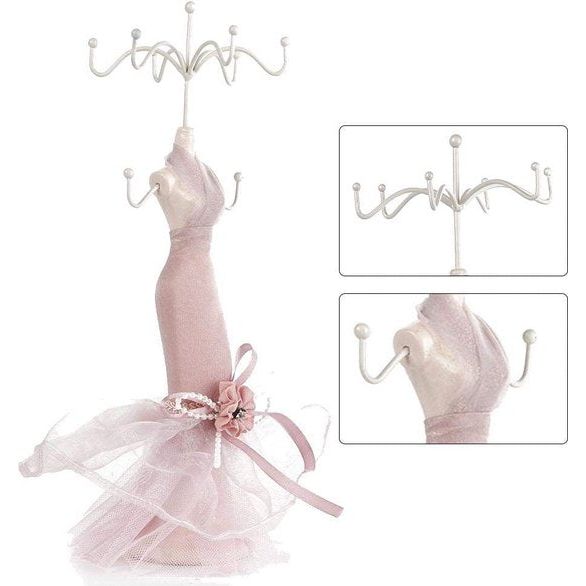 Sieradenrek, pak hanger halsketting oorbellen armband ring schoenen jurk sieraden model tentoonstellingsstandaard (klein model)