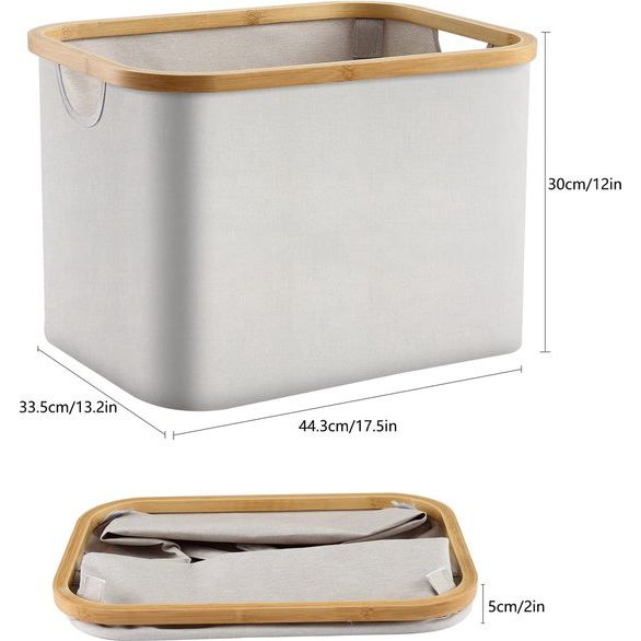 2pec × 45 L wasmand, wasmand, opening in twee richtingen, wasmandverzamelaar, wasmand, wasmanden, wasmanden