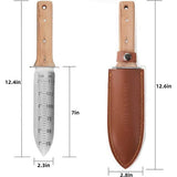 Hori-Hori tuinmes, grondschep Barebones 177,8 mm gekartelde snoeischaar om onkruidwortels te verwijderen Tuinieren Graafgereedschap (inclusief slijpgereedschap)