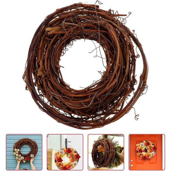 Rotankrans: de afmeting van de kerstrankenslinger is ongeveer 460,00 x 1,50 x 1,00 cm / 180,78 x 0,59 x 0,39 inch