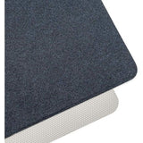 Kleine muismat 22 x 22 cm, 0,2 cm ultradunne muismat, onderlaag voor laser/kabel/draadloze muis, kleine muismat, ideaal voor kantoor en thuiskantoor, slanke muismat, donkerblauw