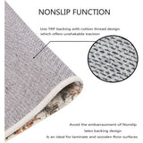 Boho Flower Medallion Binnen Kleine Deurmat 60 x 90 cm, Wasbaar Haltapijt Zachte antislip Badmat voor Badkamer Keuken Slaapkamer Entree