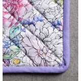 Pannenlappen, 100% katoen, set van 2 (20 cm x 20 cm) hotpads, hittebestendig, met strik-pannenhouder voor moederdagcadeau, bakken, grillen, thuis, Floral Love - lente/zomer