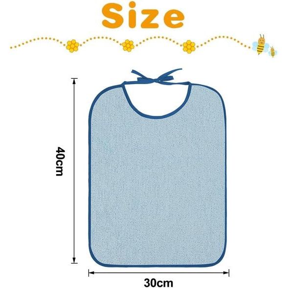Babyslabbetje, babyslabbetje van katoen, badstof, slabbetje, waterdicht, peutervoederslabbetje voor baby's, jongens en meisjes peuters