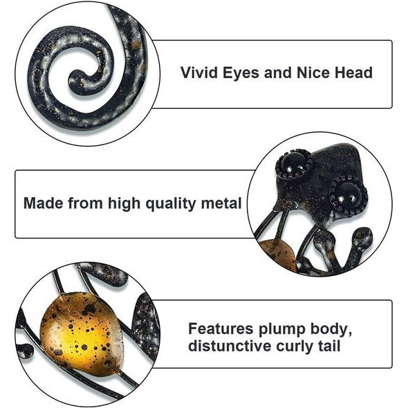 Mooie wanddecoratie - Gemaakt van hoogwaardig ijzer en glas