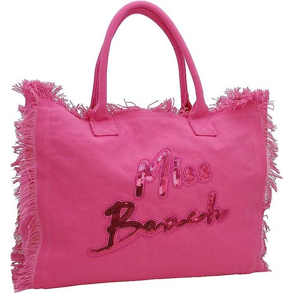 Badtas met ritssluiting - strandtas - 29 of 17 liter volume - picknick tas - shopper van canvas