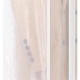 Pak van 3 72" kledinghoezen lang 182 x 60 x 17 cm, transparante organza reistas kledingzakken met ritssluiting, ademende kledinghoes voor heren voor lange jurken, jassen, jassen, pakken
