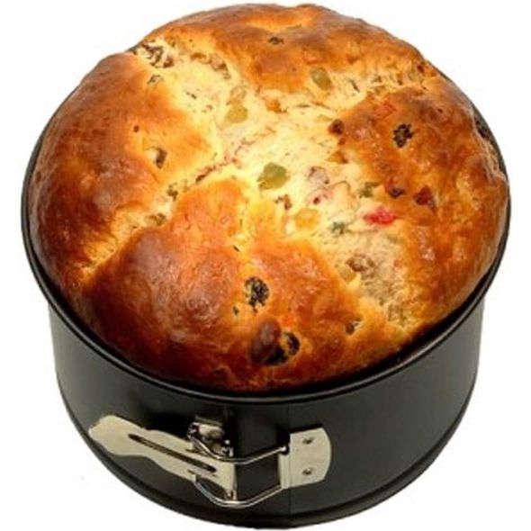 Panettone bakvorm - springvorm met antiaanbaklaag - set van 2 - Ø 16,5 en 12,5 cm