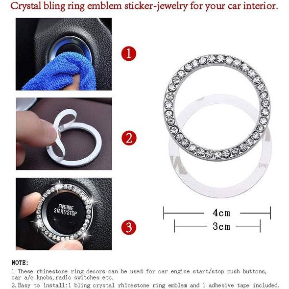 Universele Crystal stuurwielafdekking, leren stuurwielafdekking met bling bling strass, glitter auto stuurhoes voor meisjes dames 38 cm (zwart-goud)