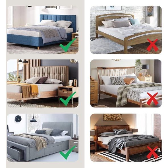 Hoofdeindehoezen Stretch Bed Hoofdbordhoes Rekbaar Wasbaar Dikke Fluwelen Stof All-Inclusive Stofdichte Bed Hoofdbordhoes voor Tweepersoonsbed Eenpersoonsbed Hoofdeinde (150-170 cm, Wit)