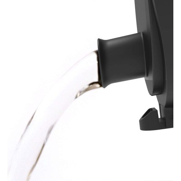 drinkfles, 600 ml, lekvrij, met één hand, veilige vergrendeling, vaatwasmachinebestendig, klapdeksel, draaggreep, gemakkelijk te reinigen, duurzaam en krasbestendig