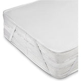 Matrasbeschermer, 180 x 200 cm, 2-delige waterdichte matrasoplegger, katoen, incontinentieonderlegger, wasbaar, vochtbescherming voor bed, bedwaterdicht, matrashoezen, ademend, anti-mijt, hypoallergeen