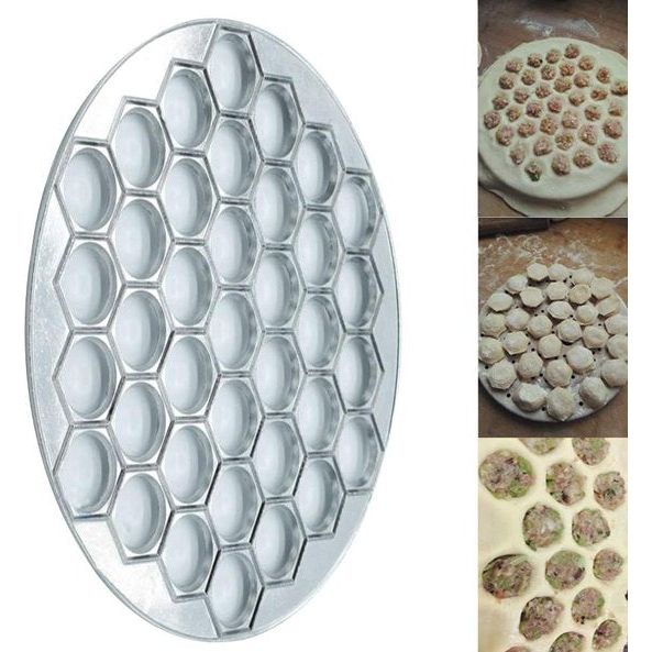 Pelmeni Vorm Dumpling Vorm 37 Gaten Aluminium Russische Dumpling Pers