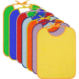 Babyslabbetje, babyslabbetje van katoen, badstof, slabbetje, waterdicht, peutervoederslabbetje voor baby's, jongens en meisjes peuters