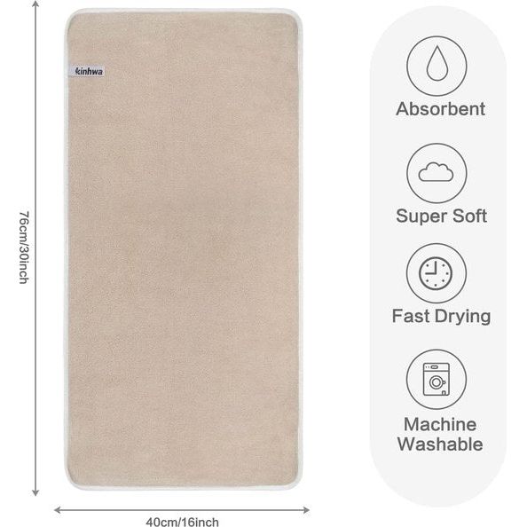 Handdoeken, 40 x 76 cm, 100% microvezel gastendoekje