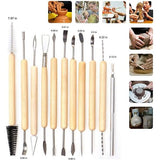 61-delige keramische gereedschappen Clay Sculpting Set, Polymeer Clay Tools Clay Sculpting Tools, Aardewerk Carving Tools voor Graveren Modellering Embossing Moulding Art