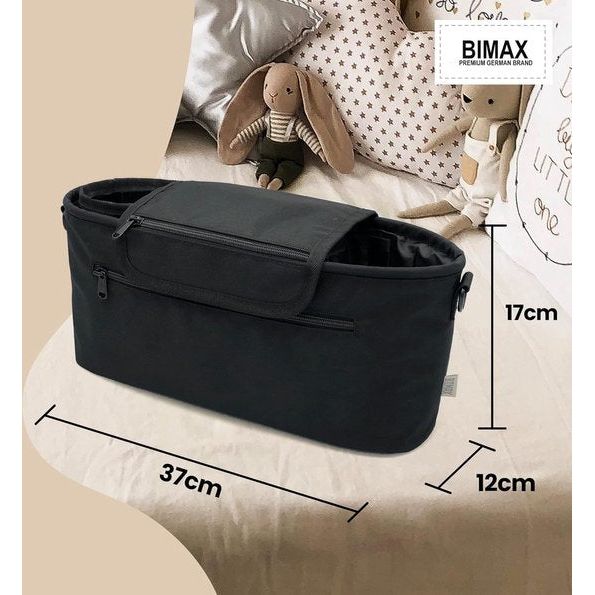 Kinderwagen organizer incl. gratis bevestigingshaken I kinderwagen tas I Pram, buggy organizer