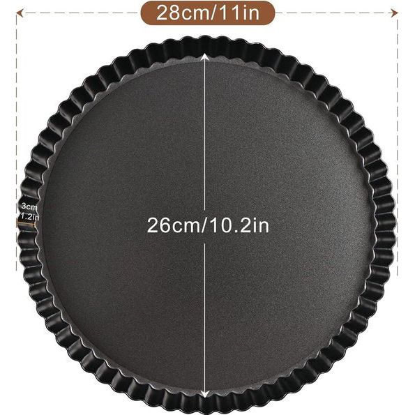 28 cm, taartvorm met hefbodem, taartvorm, anti-aanbaklaag, bakvorm, fruitcakevorm, taartbodemvorm, taartvorm, taartvorm, taartpan, cakepannen, quichepan
