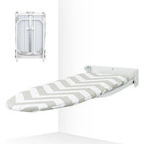 t Opvouwbaar met wandmontage, kleine strijkplank, compacte strijkplanken opvouwbaar, ruimtebesparend, strijktafel voor stoomstrijkstation, strijkplank, tafelstrijkplank, mouwstrijkplank, 92 cm x 31 cm