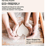 4-gaats hartvormige eierpan, anti-aanbaklaag, graniet, kleine pannen, inductie, braadpan, creatieve schattige omeletpan zonder PFOA, gezonde pannenkoekenpan voor het ontbijt