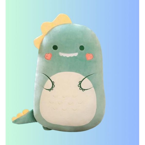 Frooneys Fat Mayo - Fat Sleeper/Dikke Sleeper, pluche/plush/plushie knuffel kussen - Kawaii Dino Sleeper - 45cm