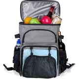 Koelrugzak, 35 liter, thermische rugzak, koeltas, waterdichte picknickrugzak met flesopener, voor picknick, camping, strand, wandelen, reizen, winkelen