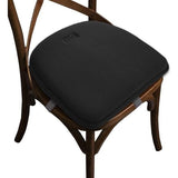 Zitkussen van traagschuim, ergonomisch stoelkussen met antislip banden, comfortabel zitkussen voor bureaustoel, rolstoel, eetstok, zwart