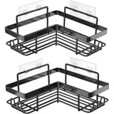 Shower Shelf No Drilling Corner, Bathroom Shower Shelf, Durable Stainless Steel Bathroom Shelf, No Drilling, Movable Bathroom Organiser Shelf, Bathroom Shelf for Shampoo and Shower Gel,