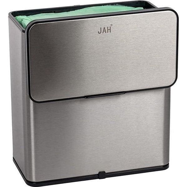 Food Waste Compost Bin with Lift Lid Stainless Steel 7 Liter