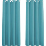 Gordijn Gordijnen Gewone geïsoleerde verduisteringsGordijn Gordijnenen, 46 x 54 inch, 2 tabletten, Lichtblauw