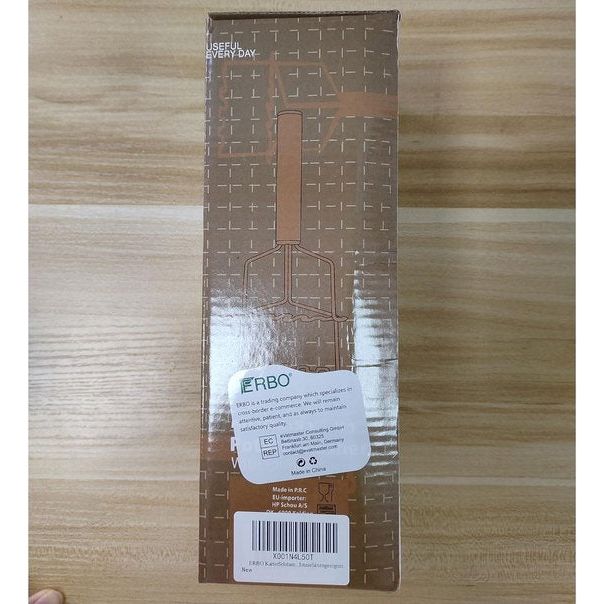 Aardappelstamper, roestvrij staal, 24 cm, aardappelstamper, voor aardappelpuree, vruchten en groenten, keukenhulp, het perfecte cadeau, vaatwasmachinebestendig