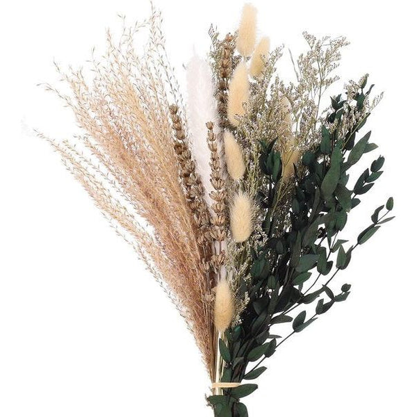 Droogbloemen, decoratie, pampasgras, gedroogde bloemen, natuurlijke gedroogde bloemen, eucalyptus, decoratie, planten, boeket, boho, pampasgras, decoratie voor woonkamer, thuis, bruiloft,