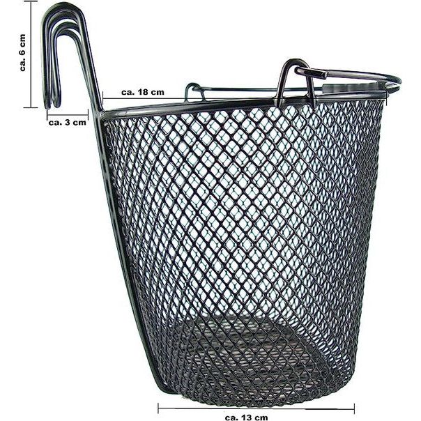 Trendy fietsmanden voor kinderen, fijn mesh net in 4 kleuren, voorwiel fietsmanden voor kinderen