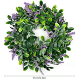 Krans,Groen 14,5 inch (ongeveer 37 cm)