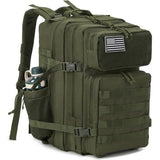 Tactische militaire rugzak voor heren, groot, 45 liter, legerrugzak, 3 dagen, Molle Leger rugzak, outdoor waterdichte rugzak