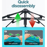 Strandtent voor 3-4 personen, pop-up strandtent met luifel, UPF 50+, UV-zonbescherming, waterdicht, voor gezinnen, strand, camping, tuin, blauw