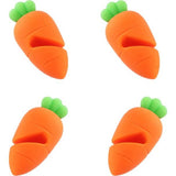 Dekselheffer, siliconen pannendekselhouder, hittebestendig, kleine standaard, hittebestendige dekselhouder in wortelvorm, herbruikbaar, deksel openhouden, geschikt voor de thuiskeuken, 4 stuks