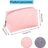 Cosmeticaks, 2 stuks, draagbare reis-make-uptas, multifunctionele toilettas, kleine wastas, cosmeticatas, pennenetui, make-uptas voor dames en meisjes (roze, grijs), roze, grijs., Reizen