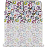 beddengoed, microvezel, Paars, tweepersoonsbed, 280 x 250 x 2 cm