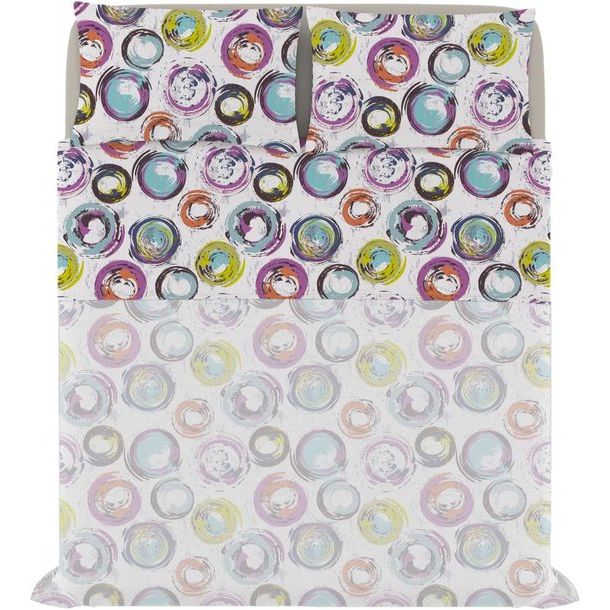 beddengoed, microvezel, Paars, tweepersoonsbed, 280 x 250 x 2 cm