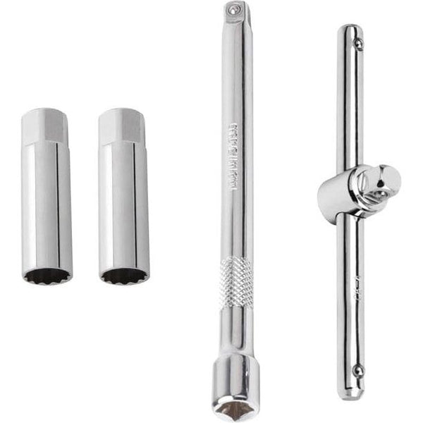 Spark Plug Wrench for Spark Plugs 14 mm / 16 mm Pivoting Magnetic Socket Wrench Candle Wrench Universal Spark Plug Key with Sliding T Handle Remover for Car Motorcycle Pack of 2