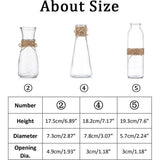 kleine vaas voor pampasgras - tafeldecoratie van glas en metaal - decoratie woonkamer, slaapkamer - bloemenstandaard voor bloemen, legger, 27 cm hoog, zwart