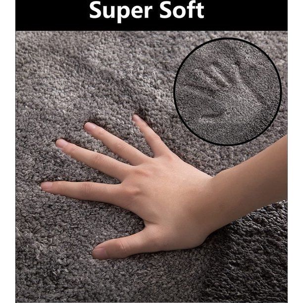 Badmat, antislip, badkamertapijt, machinewasbaar, wollig, microvezel, douchemat, zachte douchemat (licht formaat, 40 x 60 cm)