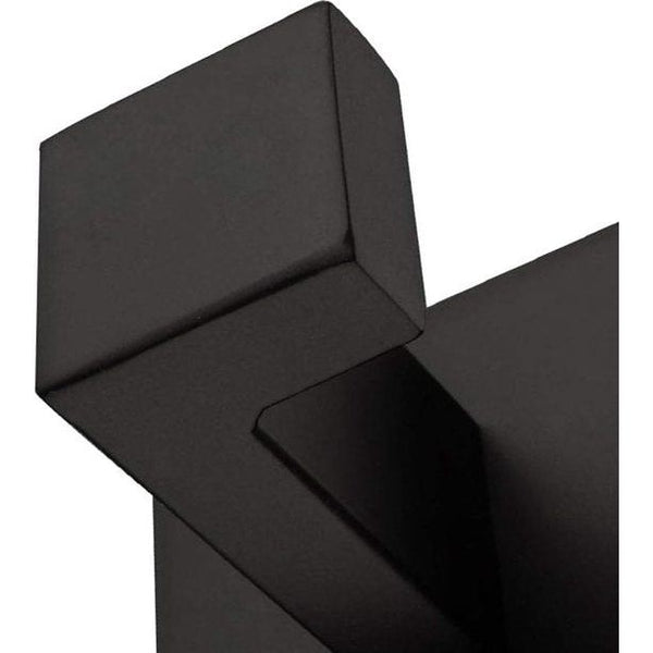 Zelfklevende 304 roestvrij staal zwarte handdoekhaak zonder boren, zwarte handdoekhaak, badjas, kledinghaak, zwart