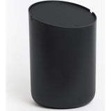 Cosmetica-emmer Tove - Exclusief badkamer-afvalemmer design uit 2 l volume, antislip, incl. binnenemmer en slimme zakfunctie zwart